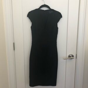 Black V-Neck French Connection Dress
